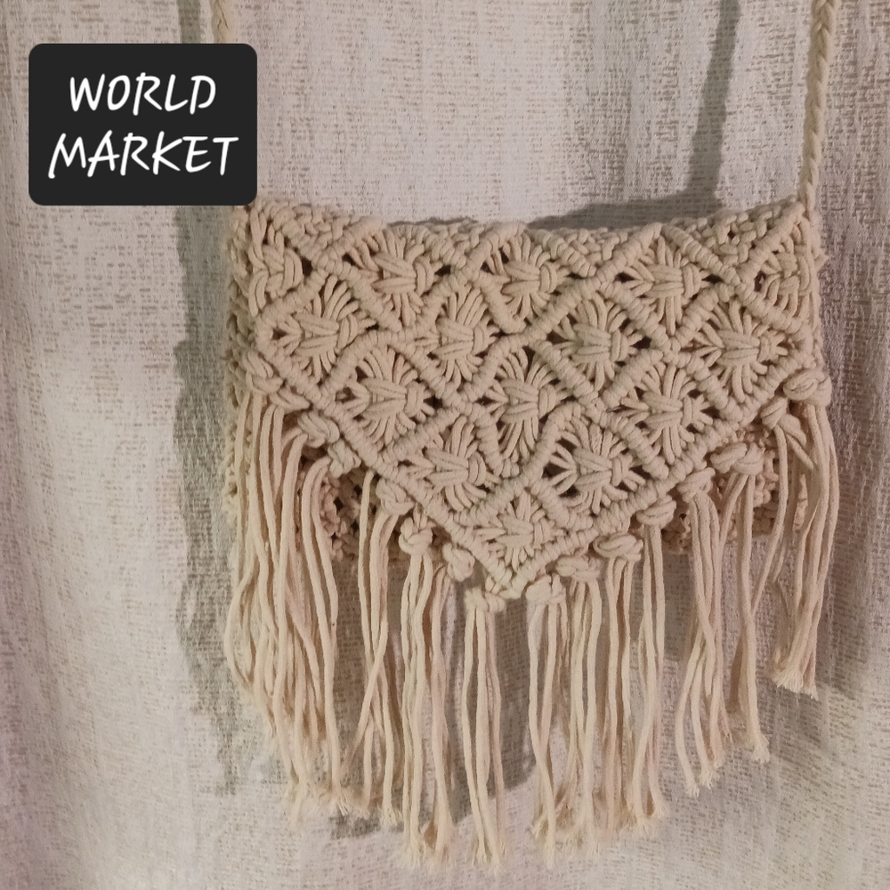 MACRAME World Market crossbody bag handbag purse